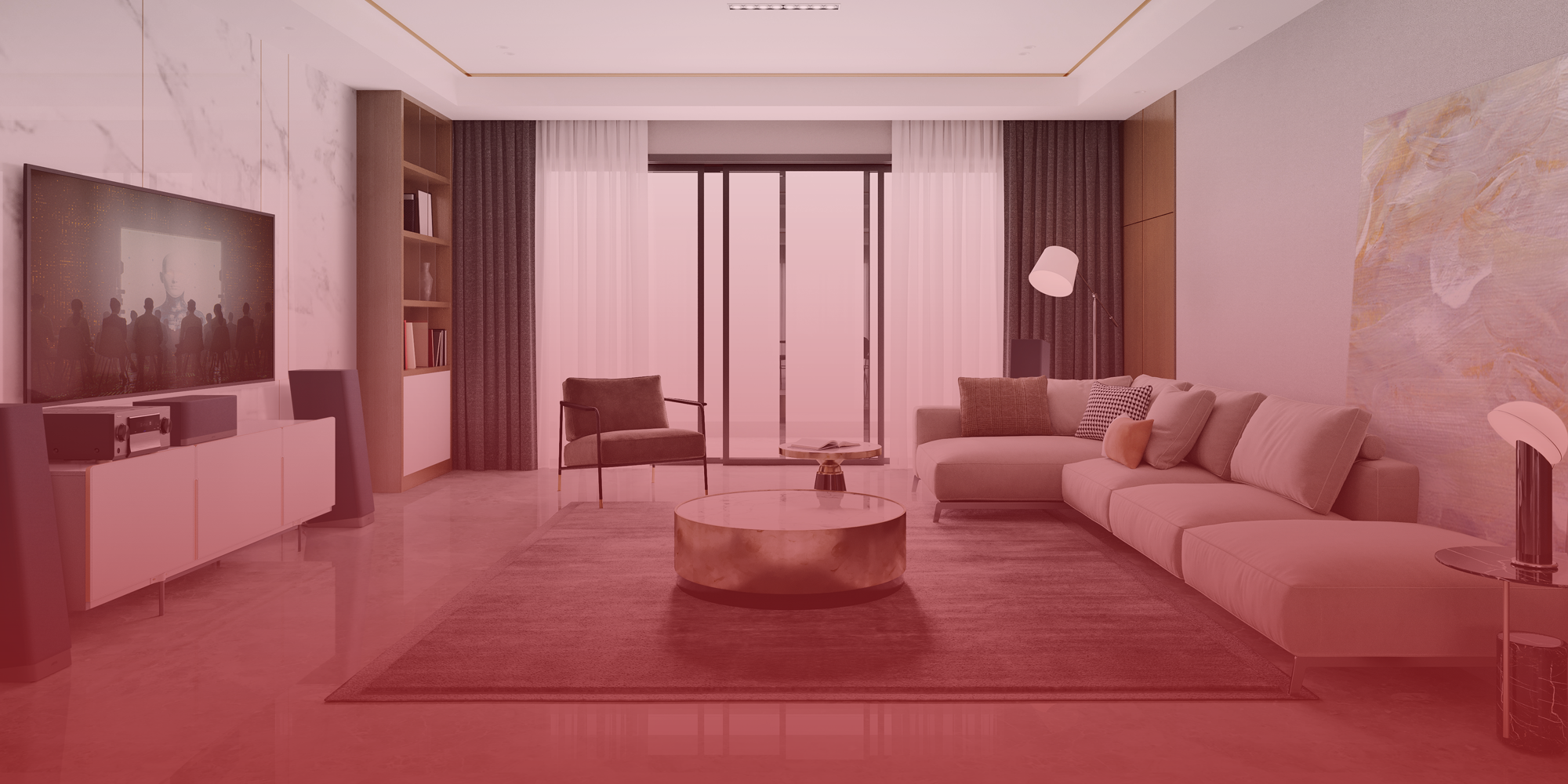 LX VSA LX805 in Living Room with Overlay 2000x1000