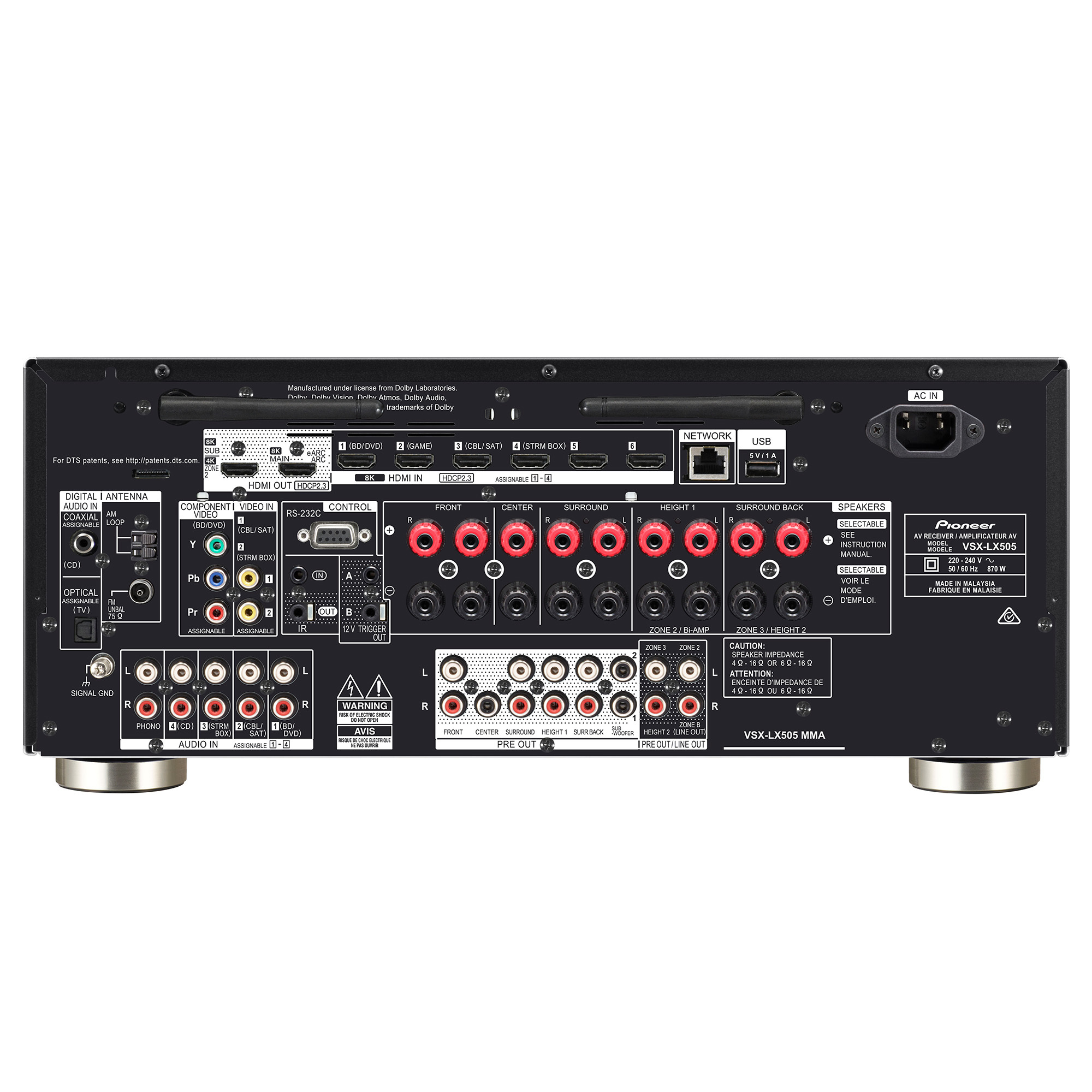 VSX LX505 MMA Rear 2000x2000