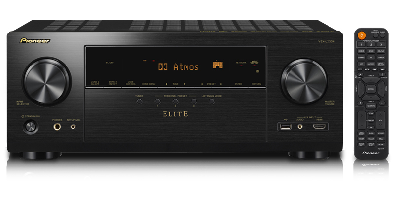 VSX-LX304 Elite Receiver (Refurb) | Pioneer Home Audio